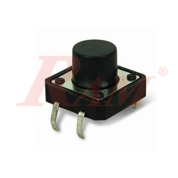 Press 4pin 12x12x8 mm Tack Switch Standard Stem مفتاح برس 4 طرف عريض مقاس 12×12×8 ملم