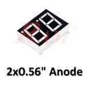 7 Segment (2x1) 0.56" Common Anode شاشة السفن سيجمنت  - ثنائية مقاس 0.56" انود مشترك
