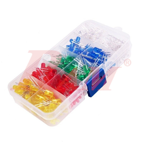 LED Pack JUMBO Mixed (300 LED) + Free Storage Box