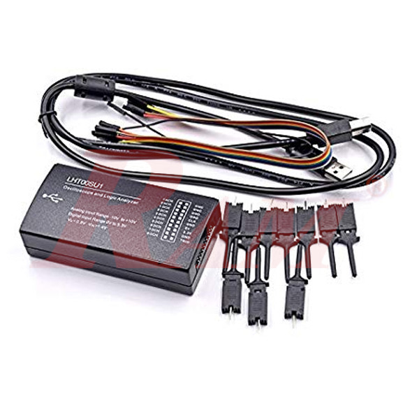 LHT00SU1 Virtual Oscilloscope Logic Analyzer I2C SPI CAN UART جهاز راسم اشارة اوسيلوسكوب افتراضي + محلل منطقي (لوجيك اناليزر)