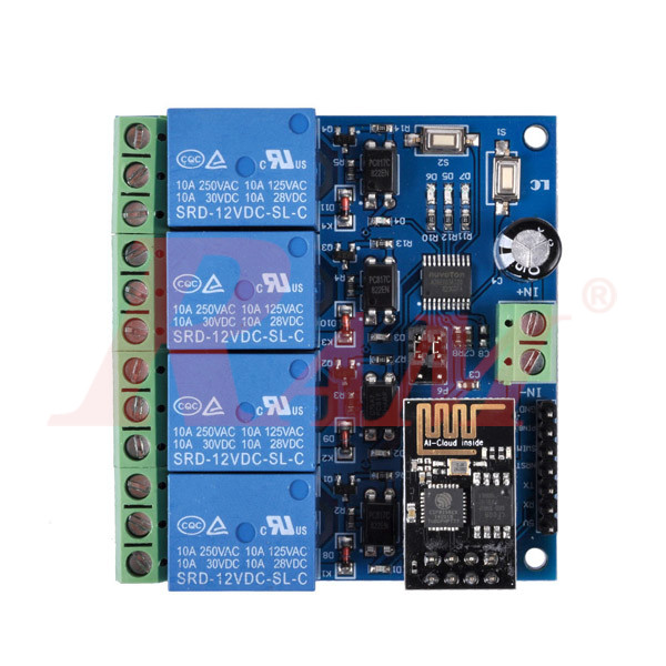 ESP8266 WiFi 4 Relay Module