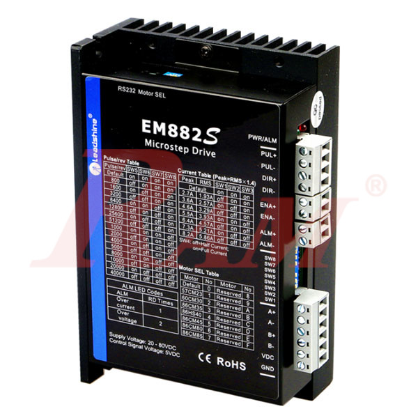 EM882S - 2 Phase Digital Stepper Driver - Leadshine Brand درايفر ماتور ستيبر