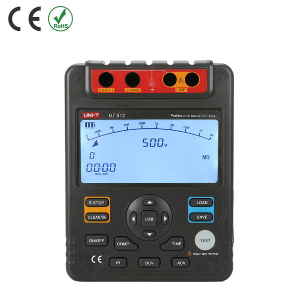 UT512 Megger Insulation Resistance Tester 2500V