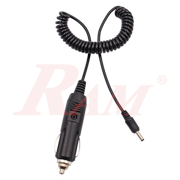 Car Cigarette Lighter Male Plug Cable Connection