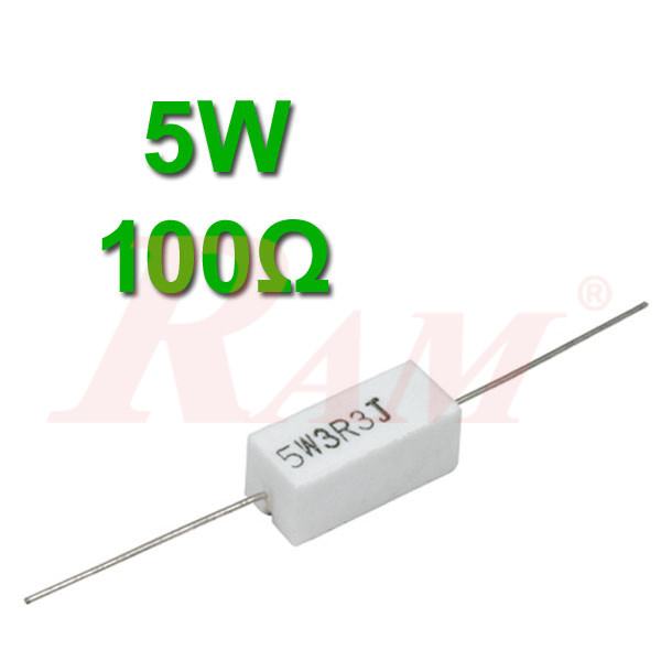 Ceramic Power Resistor 5W / 100Ω