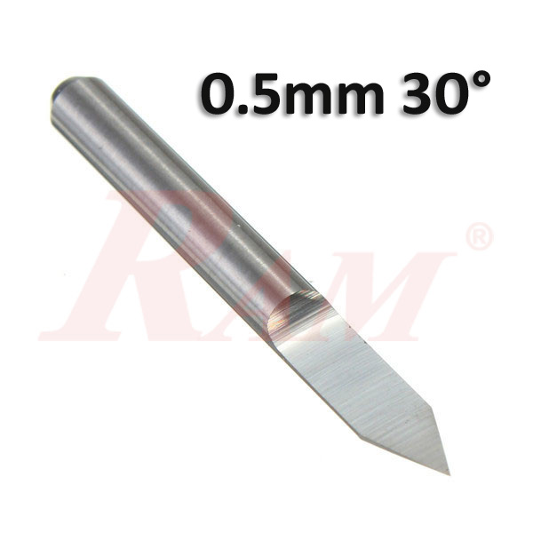 Carbide Engraving Bits 0.5mm 30° V-shape