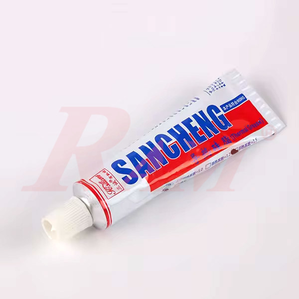Heatsink Plaster Thermal Silicon Adhesive Cooling Paste - Thermal Grease انبوبة معجون حراري للمبردات الالومنيوم