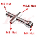 Mini Nut Hexagonal Cross Wrench Size M2 M2.5 M3 M4 بيبة مقاسات صغيرة