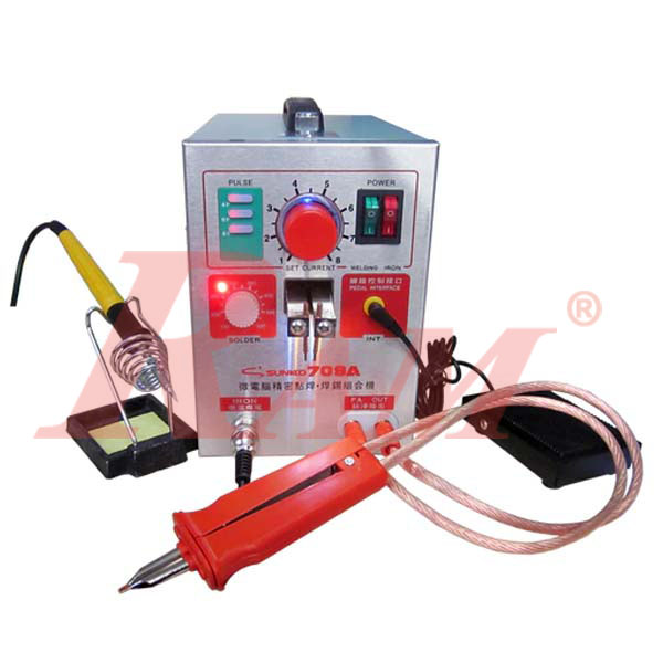 SUNKKO® 709A Battery Spot Welding Machine for 18650 Lithium Batteries + Soldering Iron
