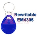 Access Control Proximity Rewritable Key Chain EM4305