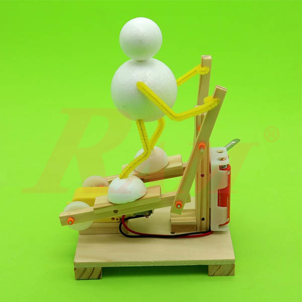 DIY Motor Powered Electric Step Elliptical Machine - Science Toy