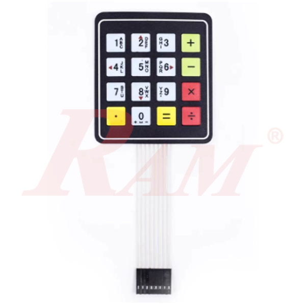 KP-201 Standard Matrix Key Pad 4x4 Flat (Calculator Shape) Grade B