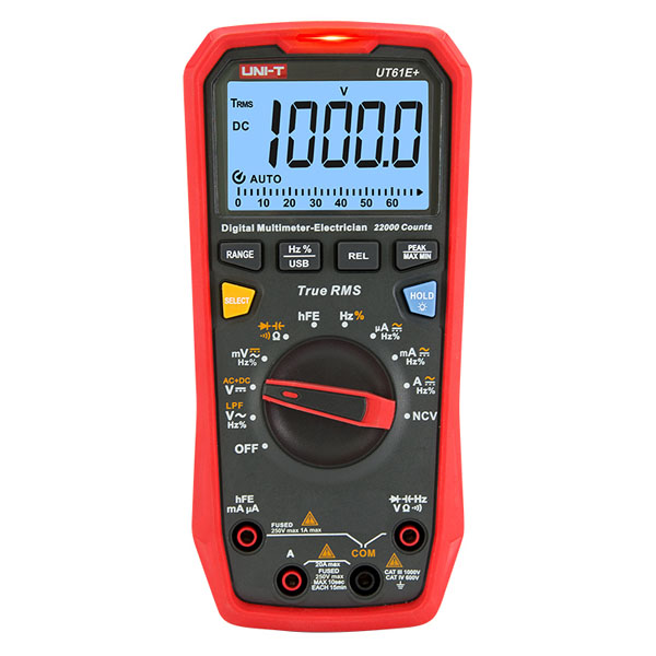 UT61E+ True RMS Digital Multimeter 1000V