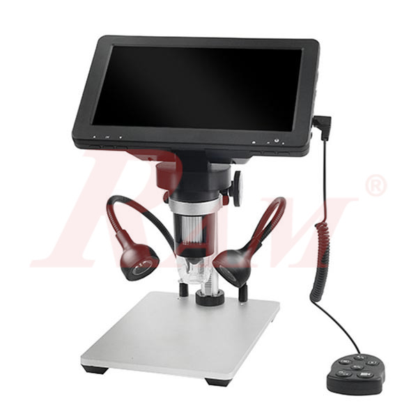 DM9 - Portable 12MP Digital Microscope With 7 Inch HD LCD ميكروسكوب رقمي محمول بدقة 12 ميجابكسل مزود بشاشة عالية الدقة مقاس 7 بوصة