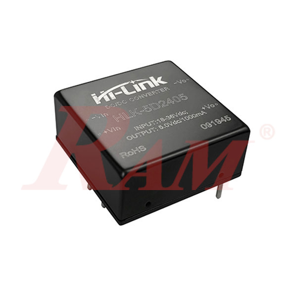 DC-DC Power Module 5W Input Voltage (18~36Vdc) Output Voltage 5Vdc/1000mA (VRB2405YMD-5WR3)