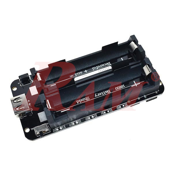 Lithium Battery Shield 2x18650 Mobile Power Expansion Board Module 5V/2.2A & 3V/1A