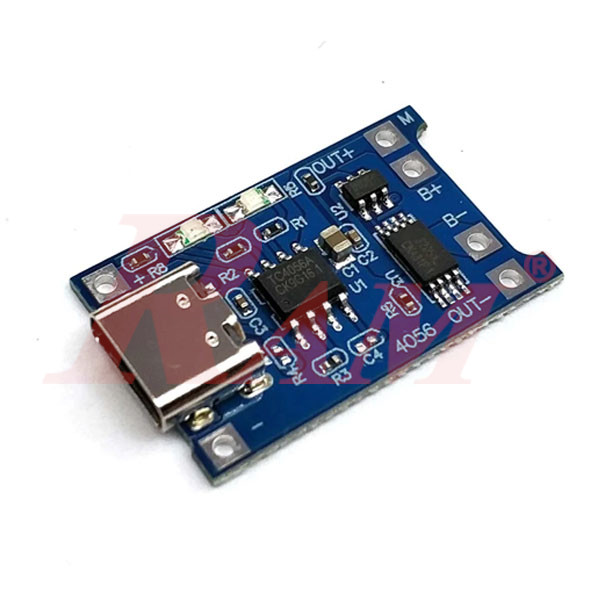TP4056 USB Type C Lithium Battery Charger Module 1A With Battery Protection