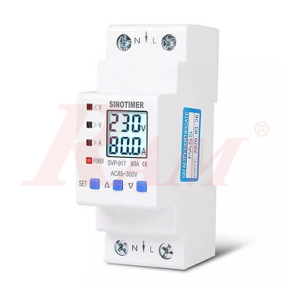 SVP-917 1-Phase 80A V/A ac Protector + Energy Meter