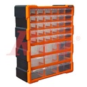 39 Clear Plastic Drawer Set