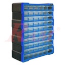 60 Clear Plastic Drawer Set وحدة ادراج مكونات بالفواصل 60 درج