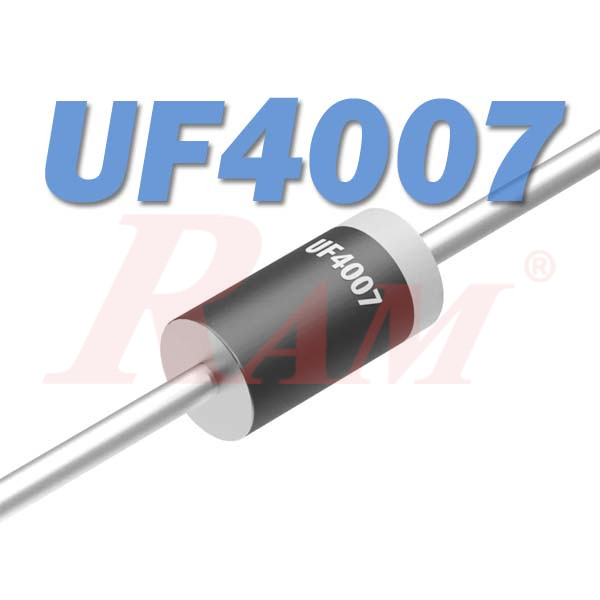 UF4007 Ultra-Fast Switching Diode 1A - 1000V