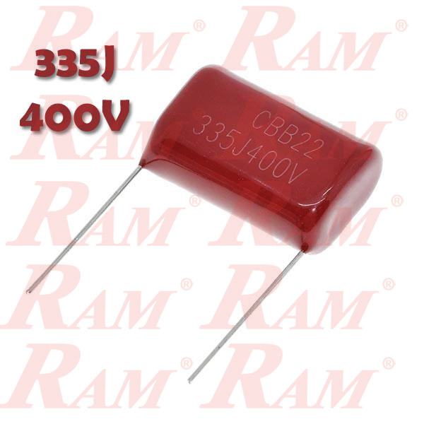 335J-400V Polypropylene Film Capacitor 3.3uF 400V