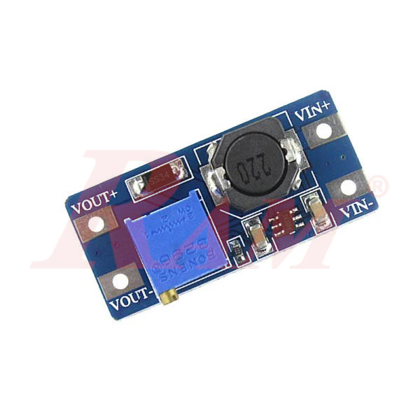 DC-DC Step Up Converter Adjustable 2A MT3608 (2~24Vdc to 5~28Vdc) SKU#DC206 بوردة دائرة رافع جهد - فولت