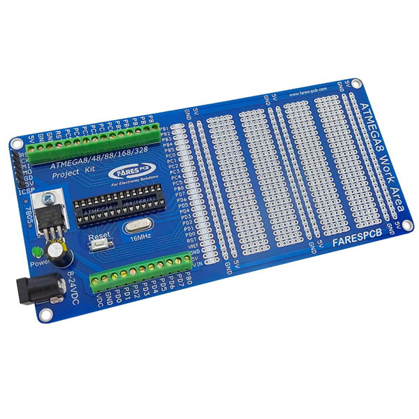 Project Working Area for ATMEGA8/48/88/168/328