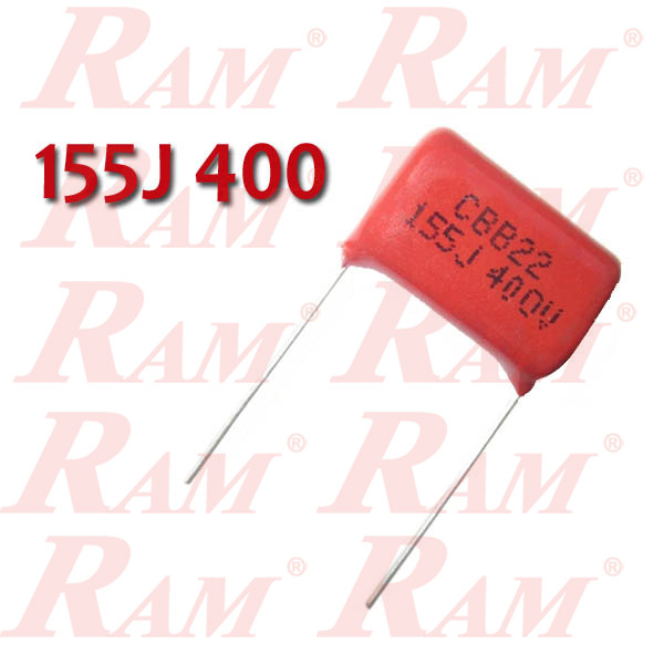 155J-400V Polypropylene Film Capacitor 1.5uF 400V