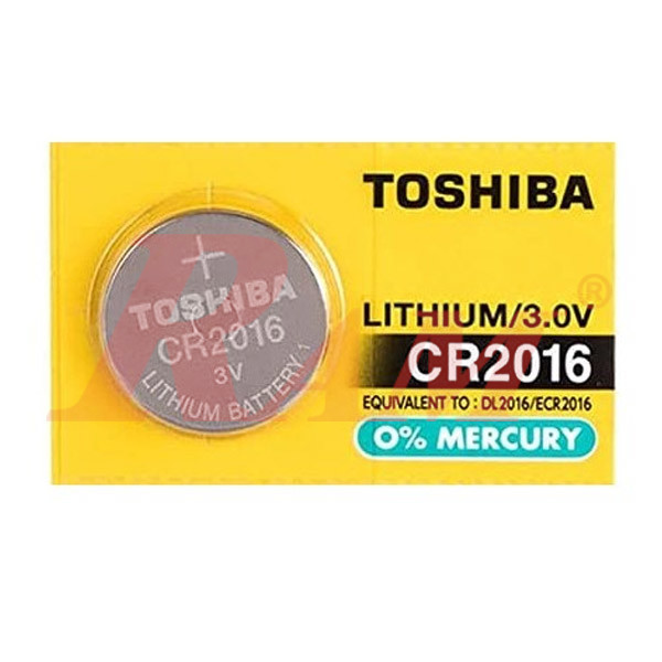 CR2016 Battery 3V Lithium Coin Type - TOSHIBA