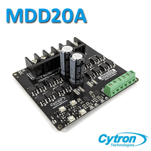 MDD20A Cytron 20Amp 6V-30V DC Motor Driver (2 Channels)