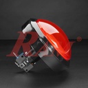 Arcade Style 100mm Big Round Push Button With Red LED Light - Massive Arcade Button with LED
