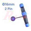 LD16-Docking IP67 - 2pin  Waterproof Dustproof Connector - Water Depth 1m