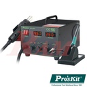Pro'sKit® SS-989H 2 in 1 SMD Hot Air Rework Station 700W محطة لحام واعادة عمل هوت اير SMD ‏2 في 1 بقدرة 700 وات ماركة بروزكيت