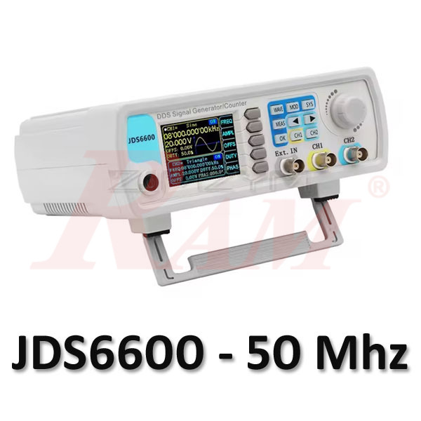 JDS6650-50MHz Digital Control Dual-Channel DDS Signal Generator