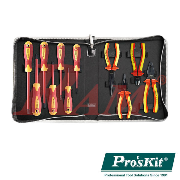 Pro'sKit® PK-2802 - 1000V Insulated Plier & Screwdriver Set
