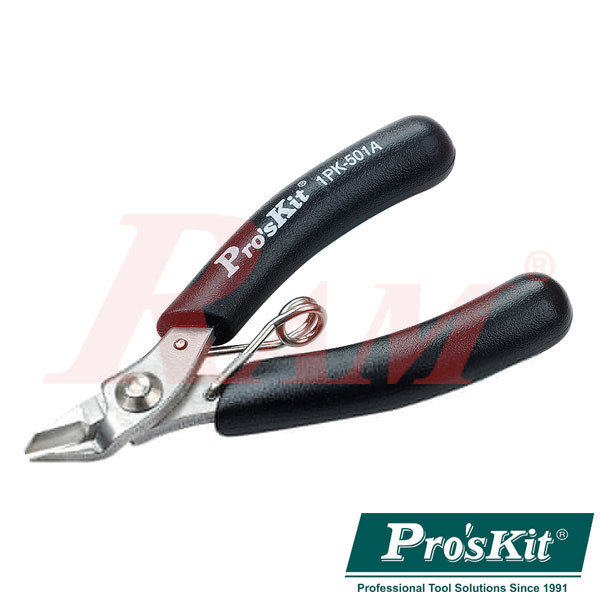 Pro'sKit® 1PK-501A Micro Cutting Plier (90mm) كماشة قطع دقيقة بزاوية بروزكيت