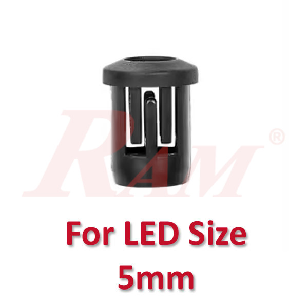 LED 5mm Plastic Cover - LED Bezel Holder