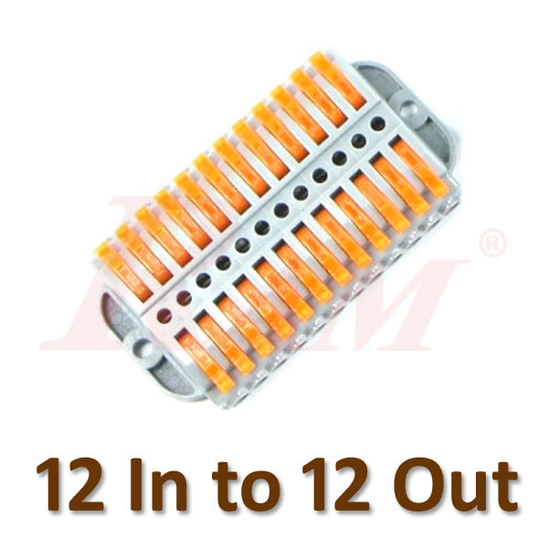 WAGO LT-223-12 - 12 in 12 out Stationary Type Universal Compact Wire Wiring Connector
