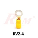 RV2-4 Insulated Ring Electrical Crimp Terminal Connector