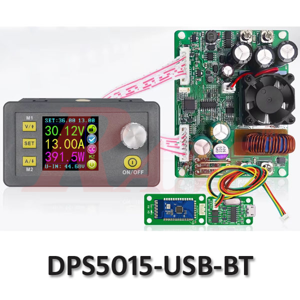 RIDEN DPS5015-BT Bluetooth & USB Programmable Power Supply With Color LCD Voltmeter 0~50V 0~15A
