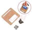 Clear Acrylic SG90 Servo Mount Holder Bracket