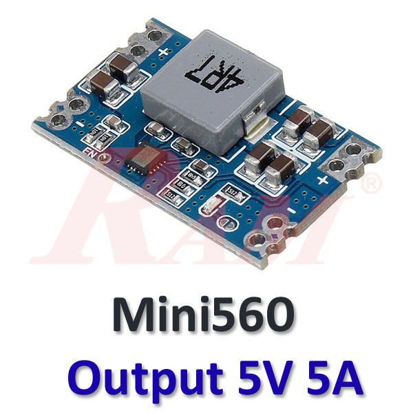 DC-DC 5V/5A Step Down Voltage Converter 5A MINI560 (5V~20Vdc to Fixed Output 5V/5A) SKU#DC110