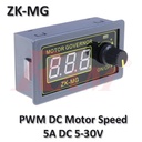 ZK-MG PWM 5A 150W Motor Speed Control Switch Manual (5Vdc to 30Vdc) Panel Shape دائرة تخفيض سرعة ماتور جهد مستمر - قدرة 5 امبير