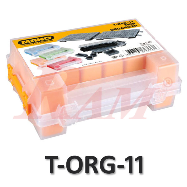 Mano Twin Organizer 11 T-Org-11 Component Box