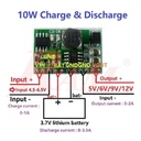 Lithium 18650 Battery Charger and Discharger + Booster Module Output 12Vdc 10W
