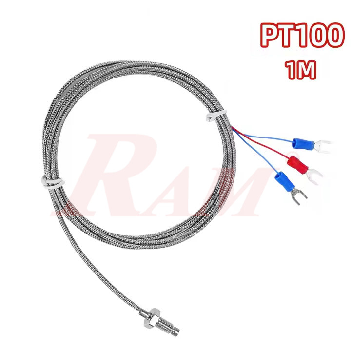 PT100 Screw Thermocouple Temperature Sensor - RTD حساس حرارة PT100 لولبي سن مسمار نوع RTD