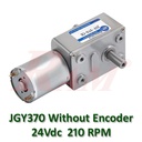 Hollow Shaft JGY370 DC Geared Motor 24Vdc 210 rpm High Torque