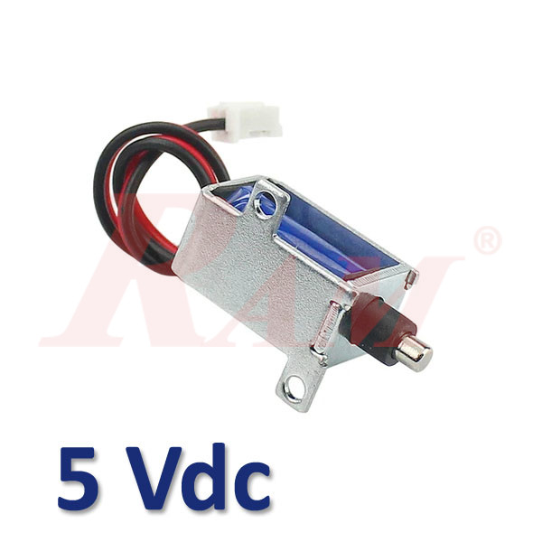 LY-011C DC5V Small Electromagnetic Linear Electric Solenoid Lock