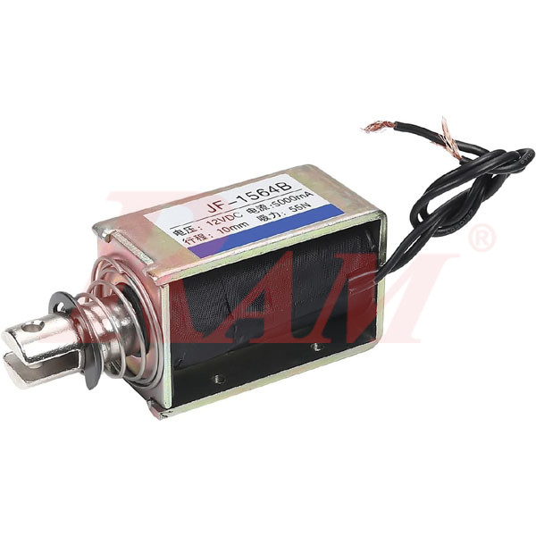 JF-1564B DC12V Push-Pull Action Type Electric Linear Solenoid Electromagnetic Lock